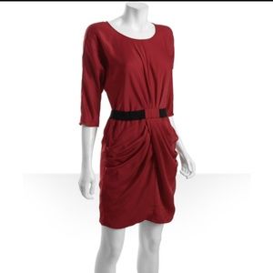BCBG Red Iselin Dress